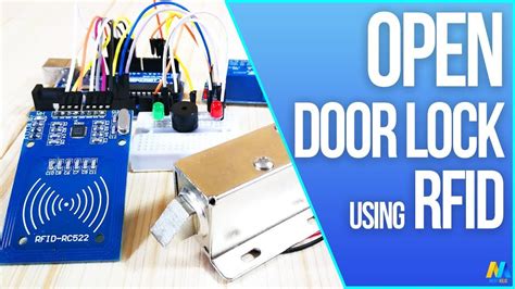 open electric door lock using rfid reader security access|rfid access control system.